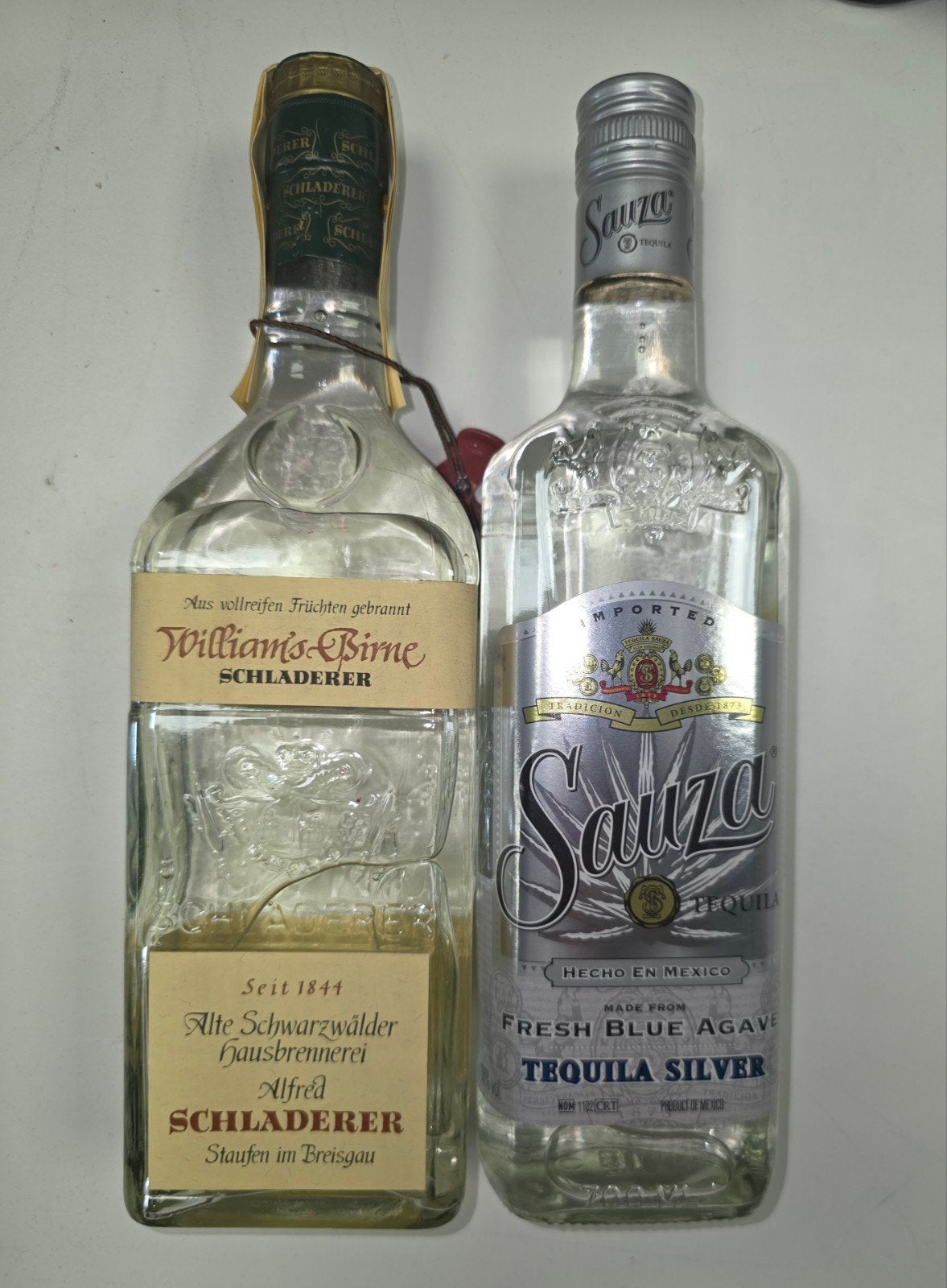 Lot sterke dranken – Schladerer Williams-Birne & Sauza Tequi, Verzamelen, Ophalen