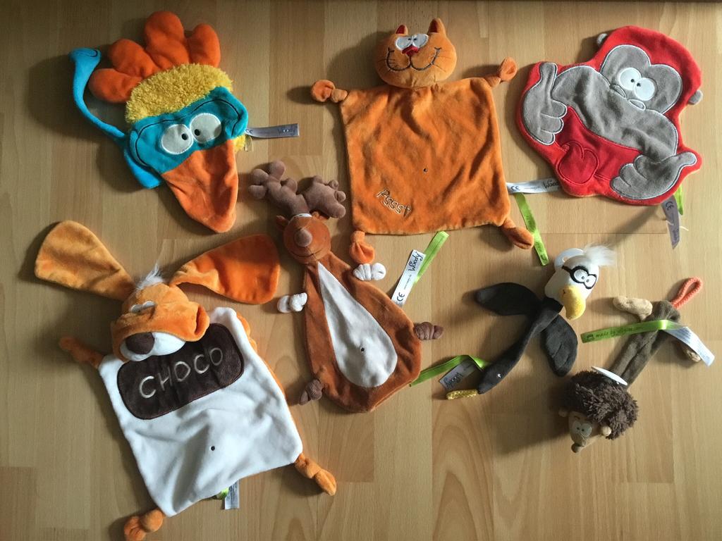 Woody knuffeldoekjes, Kinderen en Baby's, Speelgoed | Knuffels en Pluche, Ophalen of Verzenden, Zo goed als nieuw