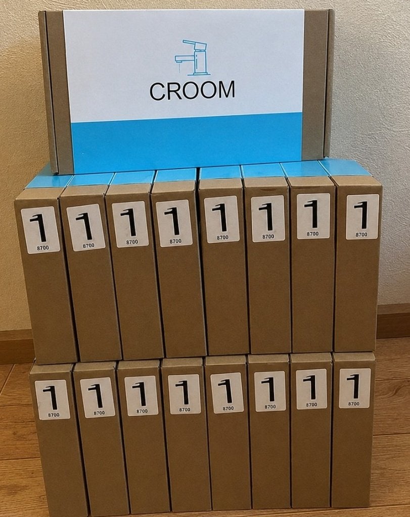 Partij Croom Wastafelkranen Onyx Mat Zwart 17 stuks., Enlèvement, Neuf, Robinet