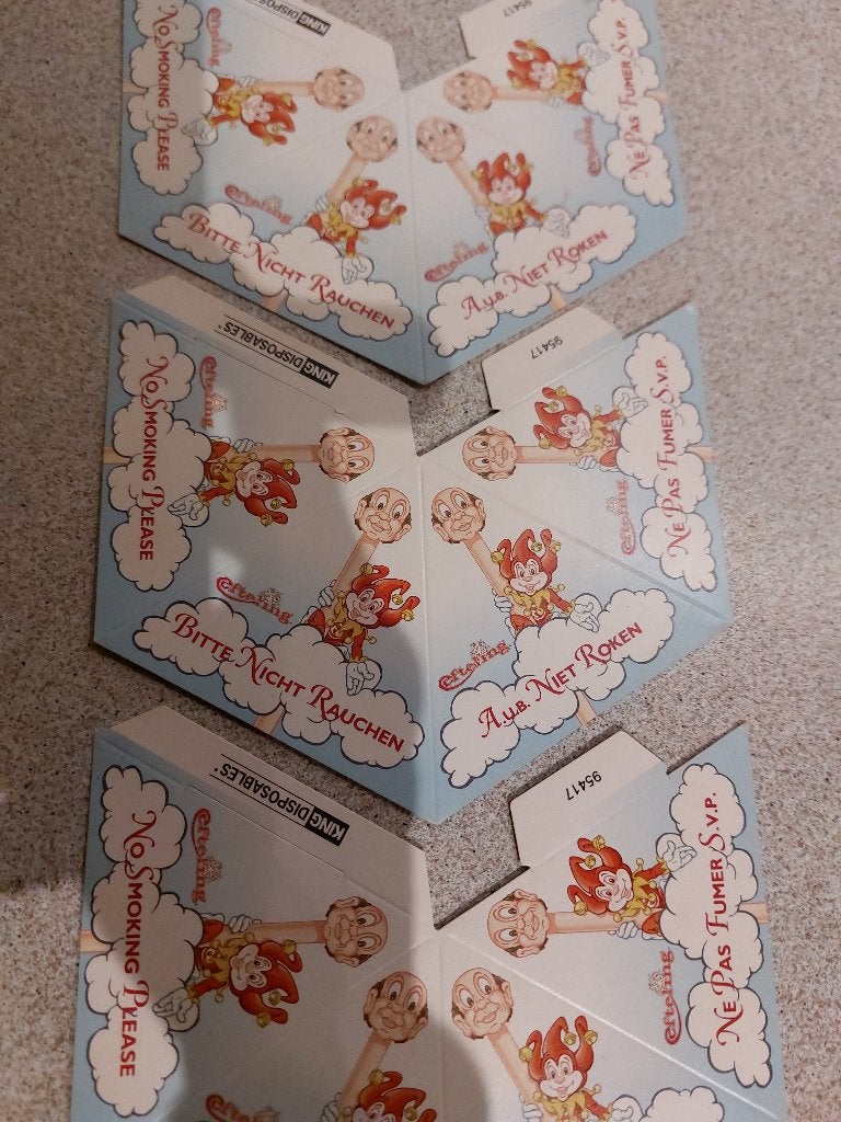 Stickers 45 jaar en niet roken Efteling   µe, Verzamelen, Ophalen of Verzenden