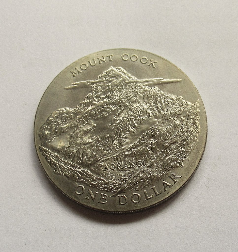 Nieuw-Zeeland 1 dollar 1970, Postzegels en Munten, Munten | Oceanië, Ophalen of Verzenden