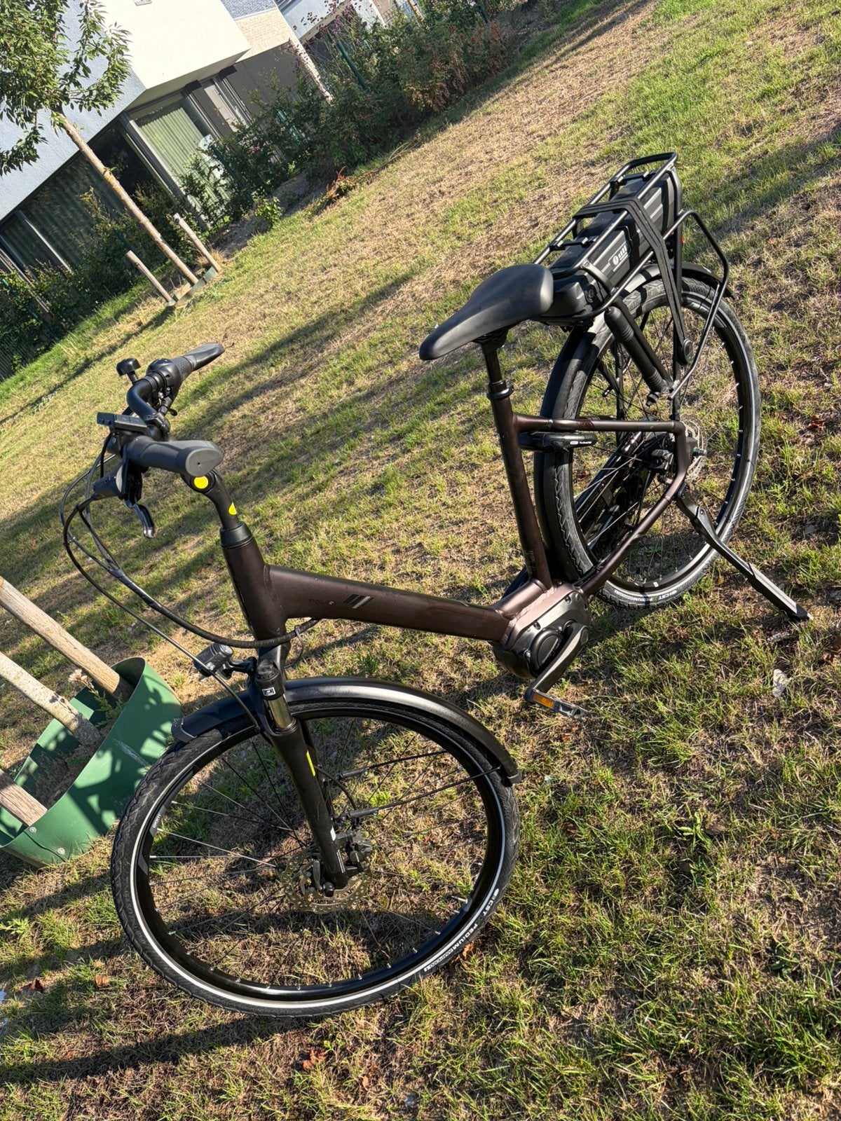 Giant Entour E+ Elektrische fiets. Maat M Kleur Cordovan, Enlèvement, Comme neuf, Giant