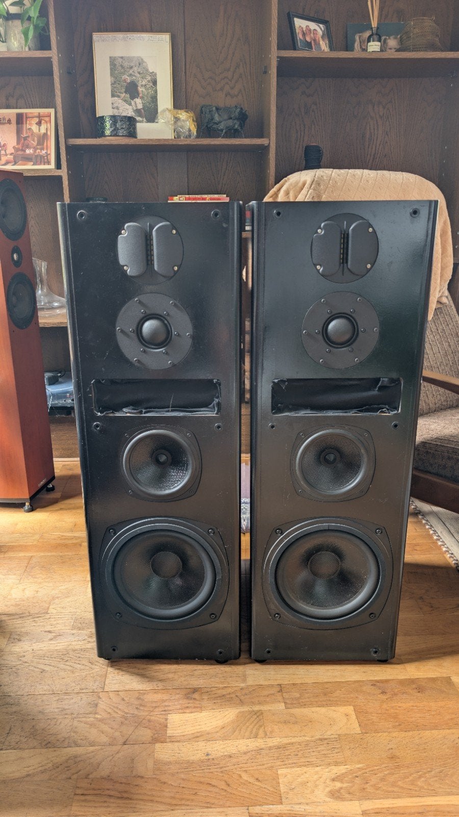 Hoogwaardige Rogers zelfbouw luidsprekers, Enlèvement, Utilisé, 120 à 150 watts, Enceinte colonne