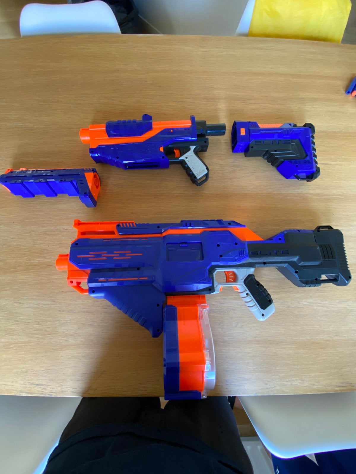 NERF Infinus Elite et NERF Delta Trooper, Enlèvement, Utilisé