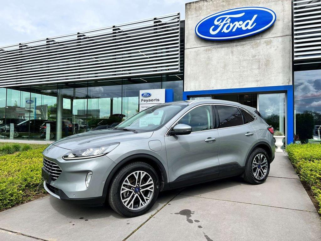 Ford Kuga Titanium 2.5i PHEV met 225 PK! (bj 2020), Auto's, Ford, Bedrijf, Te koop, Kuga, ABS, Adaptive Cruise Control, Airbags