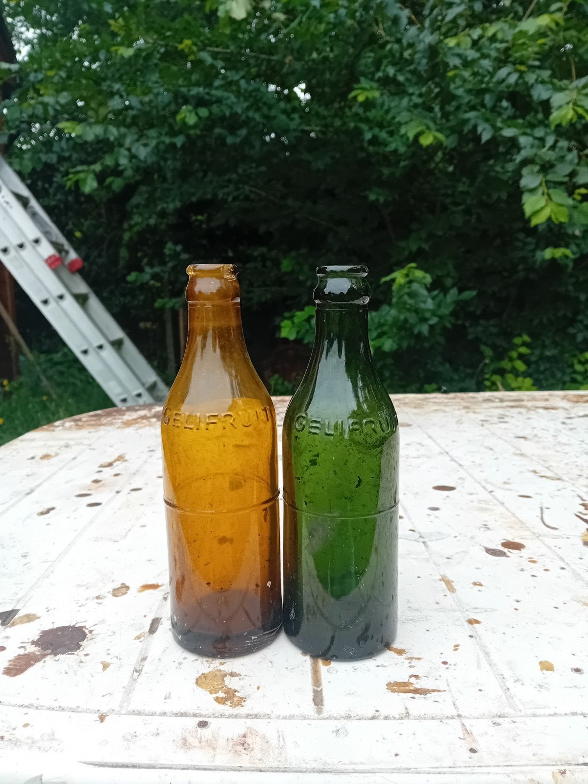 Oude vintage confituurfles Gelifruit, Verzamelen, Ophalen of Verzenden