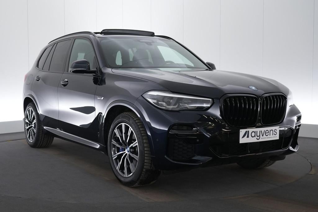 (2CLL738) BMW X5, Auto's, BMW, Automaat, Gebruikt, Automatische klimaatregeling, Blauw