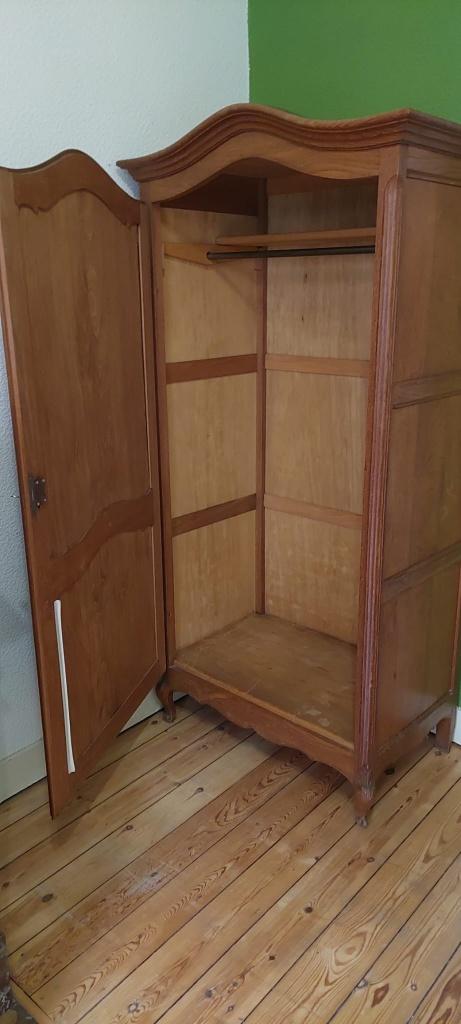 Armoire en bois, Maison & Meubles, Avec espace de penderie, Enlèvement, Utilisé, 50 à 100 cm