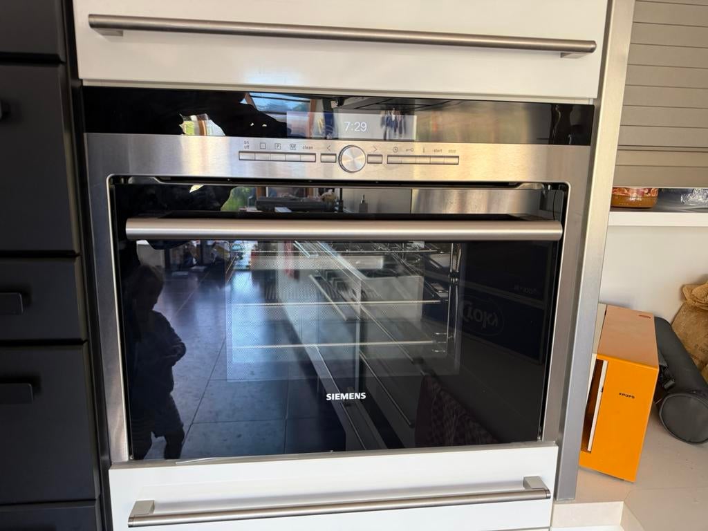 Stoomoven Siemens, Elektronische apparatuur, Ophalen, Minder dan 45 cm, Gebruikt, Stoom