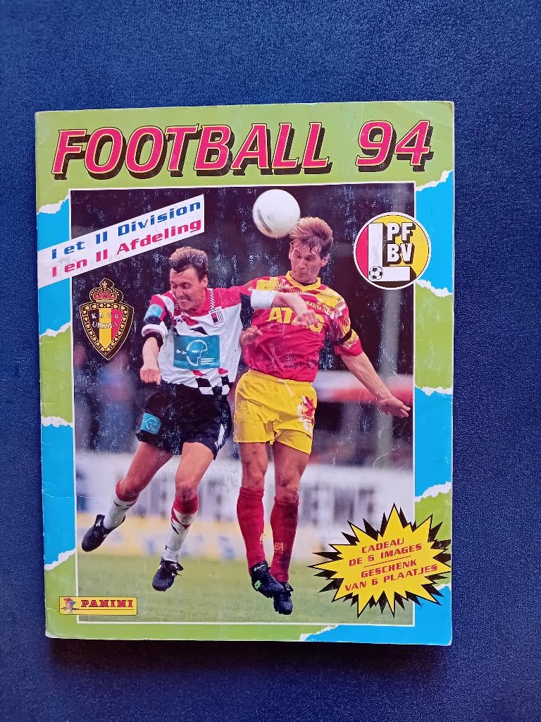 panini stickerboek Football 94, Ophalen of Verzenden, Zo goed als nieuw, Plaatje