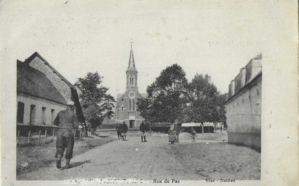 Bailleulmont  - Rue de Pas   1916  - Censure anglaise, Collections, Envoi
