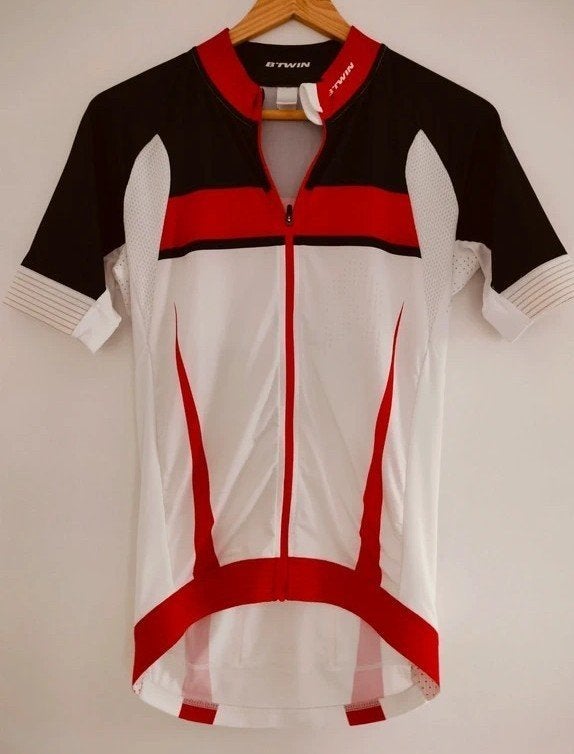 Fietsshirt met korte mouwen Btwin, Medium, Vêtements | Hommes, Vêtements de sport, Enlèvement ou Envoi, Taille 48/50 (M), Btwin