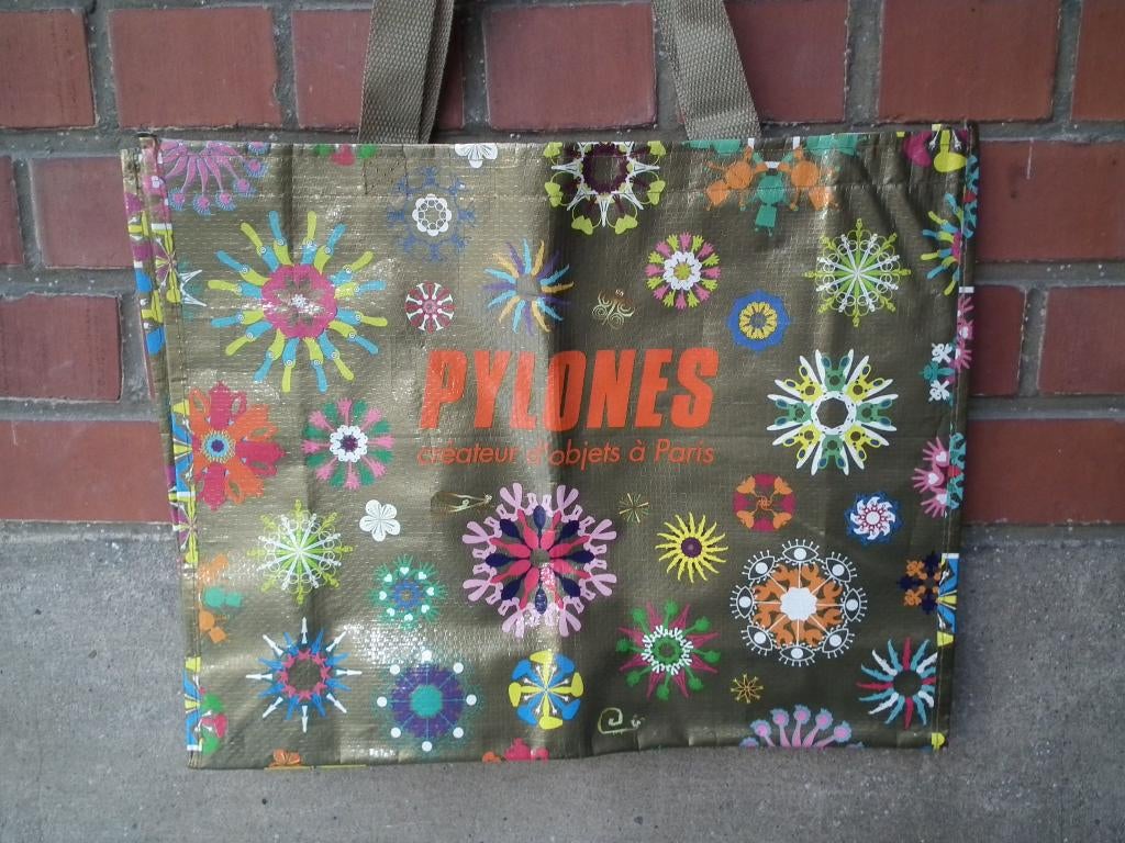 Sac réutilisable Pylones créateur d'objets Paris 44 x 35 cm, Envoi, Comme neuf, Autres couleurs, Autres types