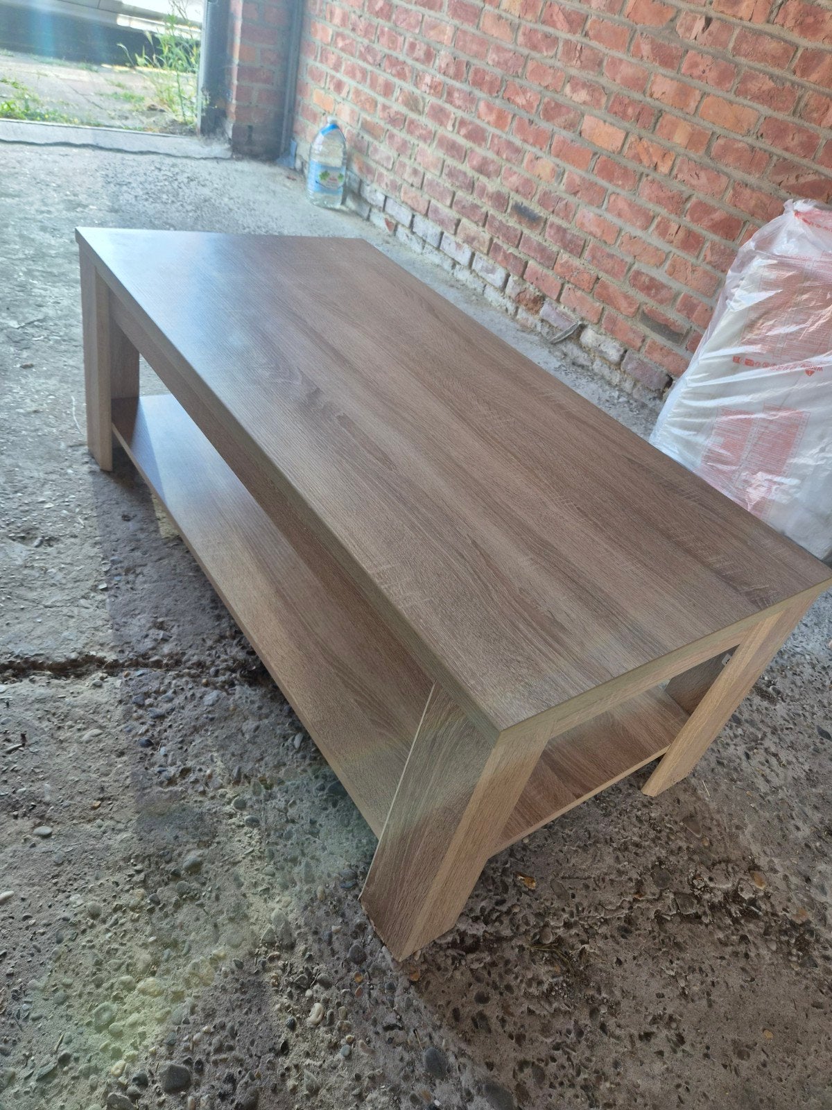Salontafel Jysk, Ophalen