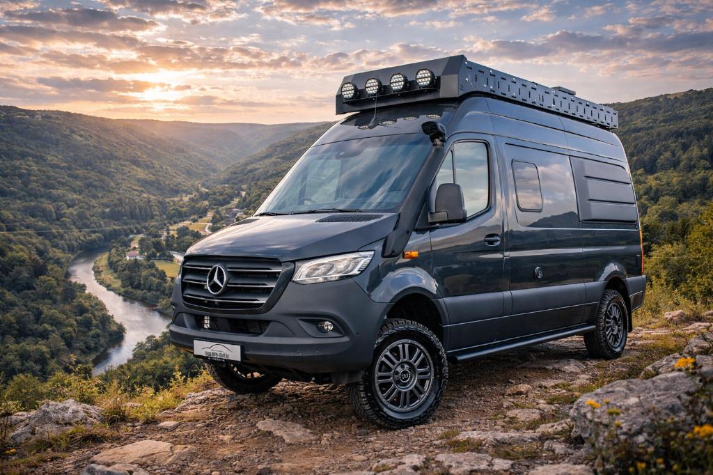 Mercedes-Benz Sprinter 319 CDI Aut. 4X4 Campervan 2 Slaappl, Automaat, 4 zetels, 1995 cc, 4 cilinders