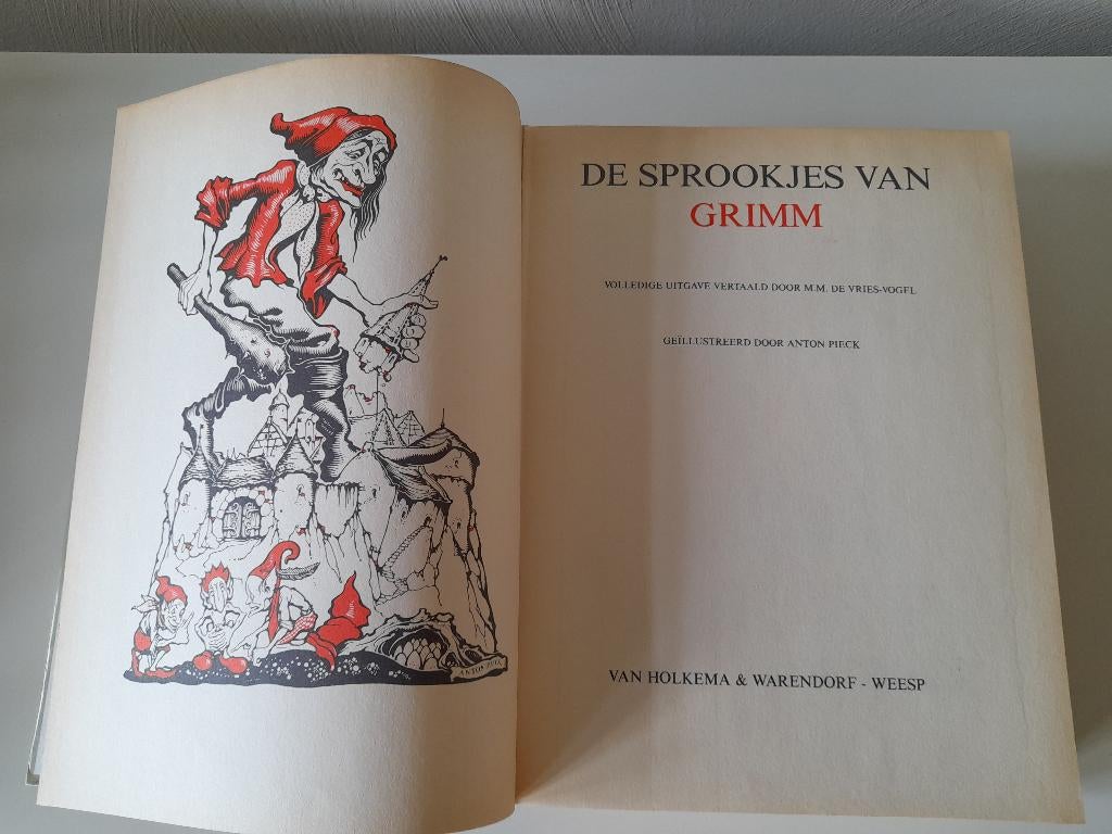 Anton Pieck - Sprookjes Grimm - 1984, Boeken, Ophalen of Verzenden, Zo goed als nieuw