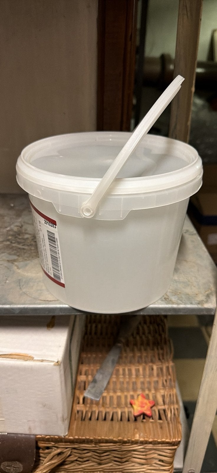 Emmers met deksel 3 liter, Ophalen, Zo goed als nieuw, Met deksel