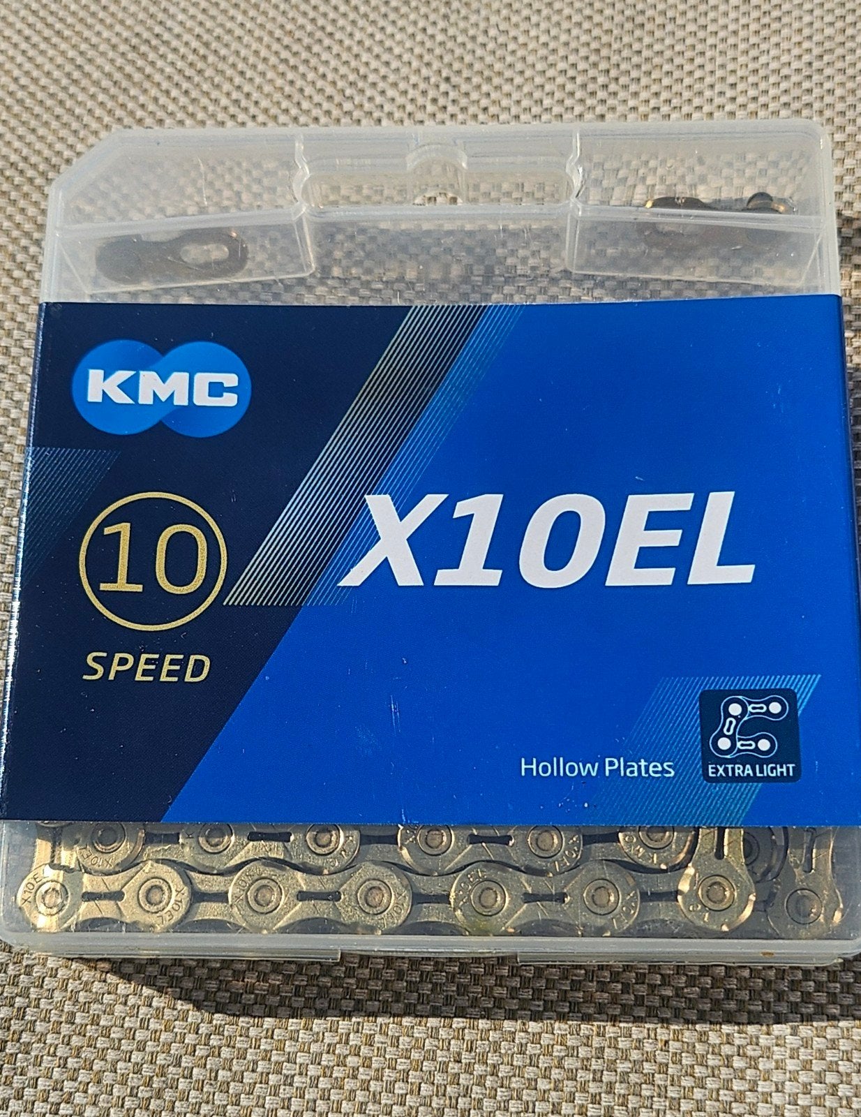 KMC X10EL Fietsketting – 10 Speed – Goud / Ti-N Gold (Nieuw, Fietsen en Brommers, Mountainbike, Overige materialen, Nieuw, Kmc