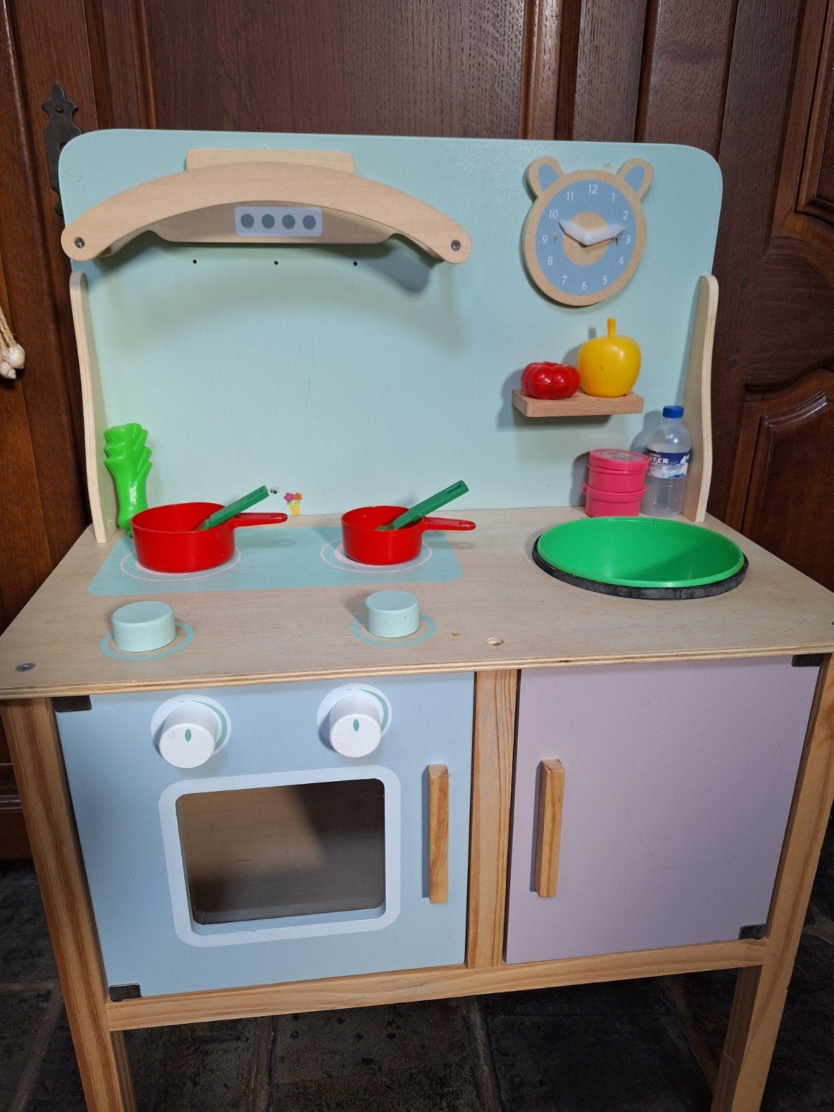 houten keukentje, Kinderen en Baby's, Speelgoed | Houten speelgoed, Ophalen, Gebruikt