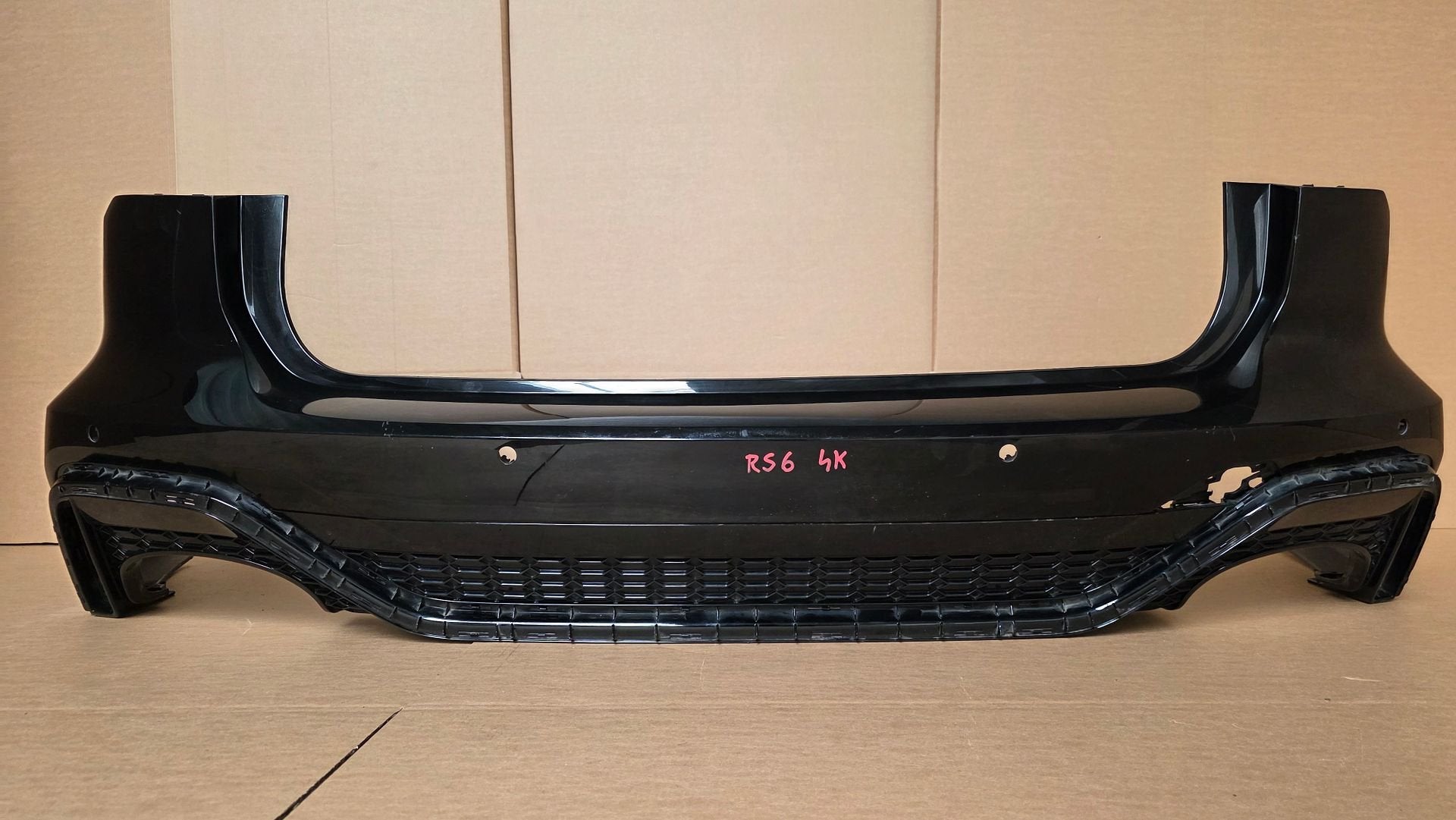 Achterbumper Audi A6 C8 4K RS6 ORIGINEEL 6xPDC 4K9807511J, Arrière, -, Origine de la pièce connue, Audi
