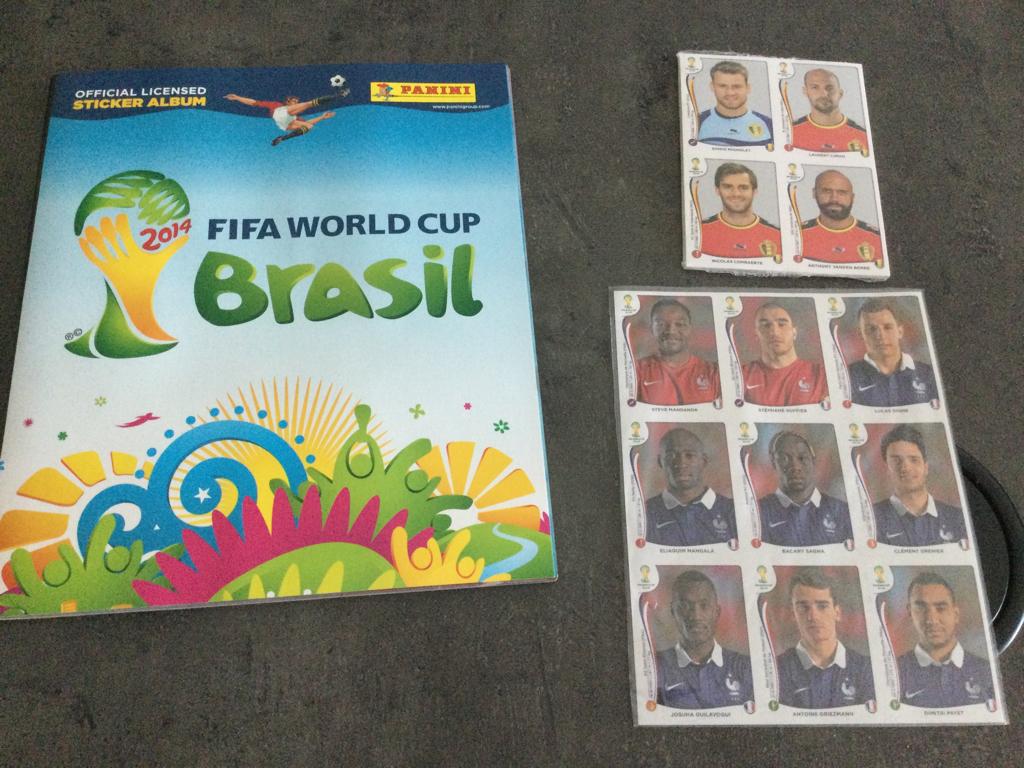 Panini wk 2014, Ophalen of Verzenden, Zo goed als nieuw