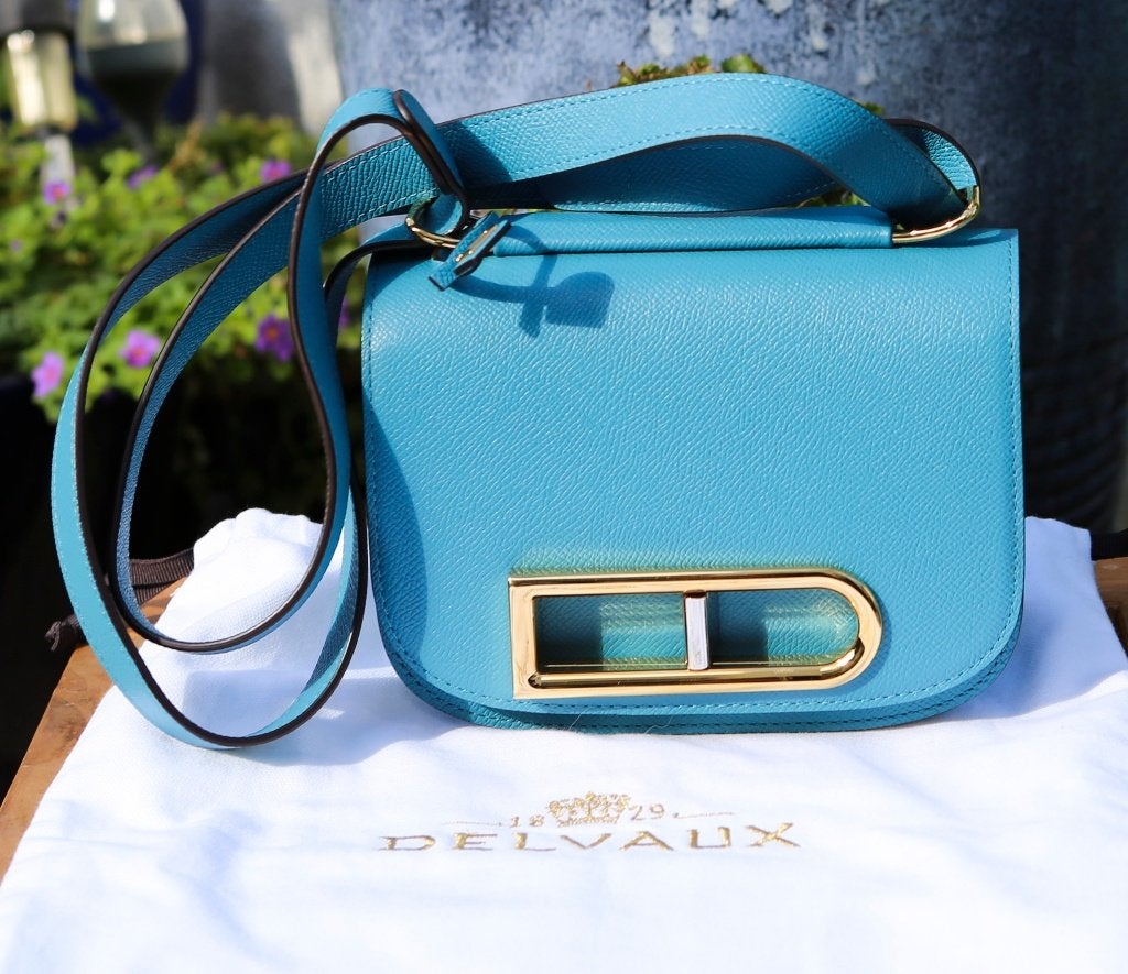 Sac Delvaux neuf - Lingot small, Enlèvement, Neuf, Bleu