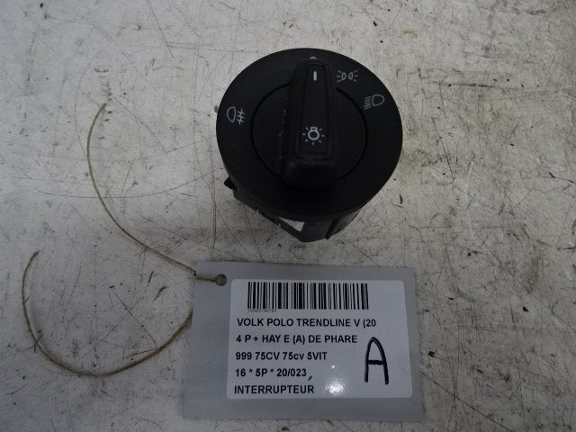 COMMUTATEUR Volkswagen Polo V (6R) (5G0941431AA), Autos : Pièces & Accessoires, Tableau de bord & Interrupteurs, Volkswagen, Utilisé