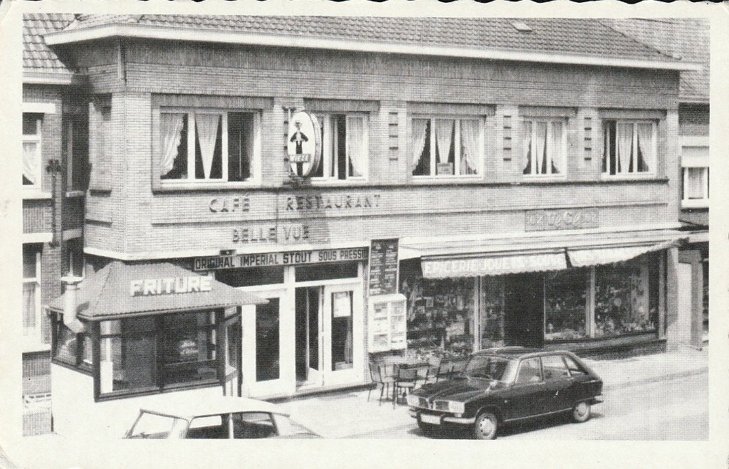 Postkaart; Belle Vue. Café-Restaurant Westouter, Enlèvement ou Envoi, Non affranchie, Flandre Occidentale