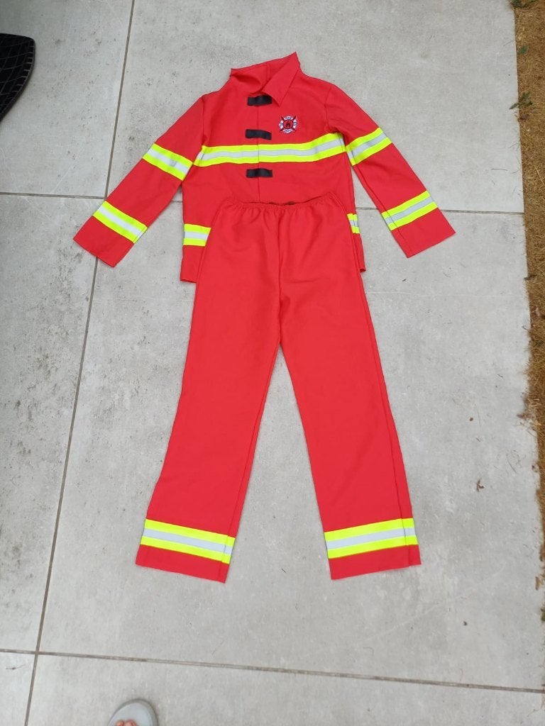 Brandweerman verkleedkledij Rood Kind, Kinderen en Baby's, Ophalen