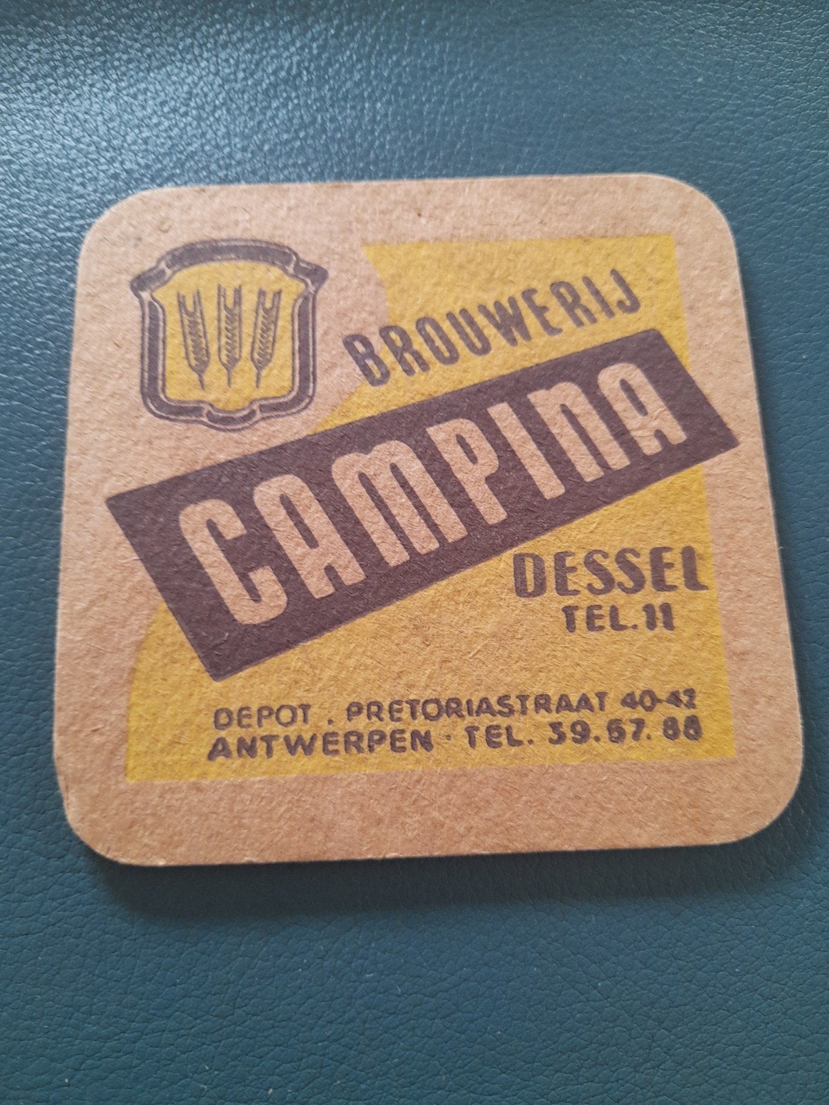 bierviltje brouwerij Campina dessel, Verzamelen, Ophalen of Verzenden