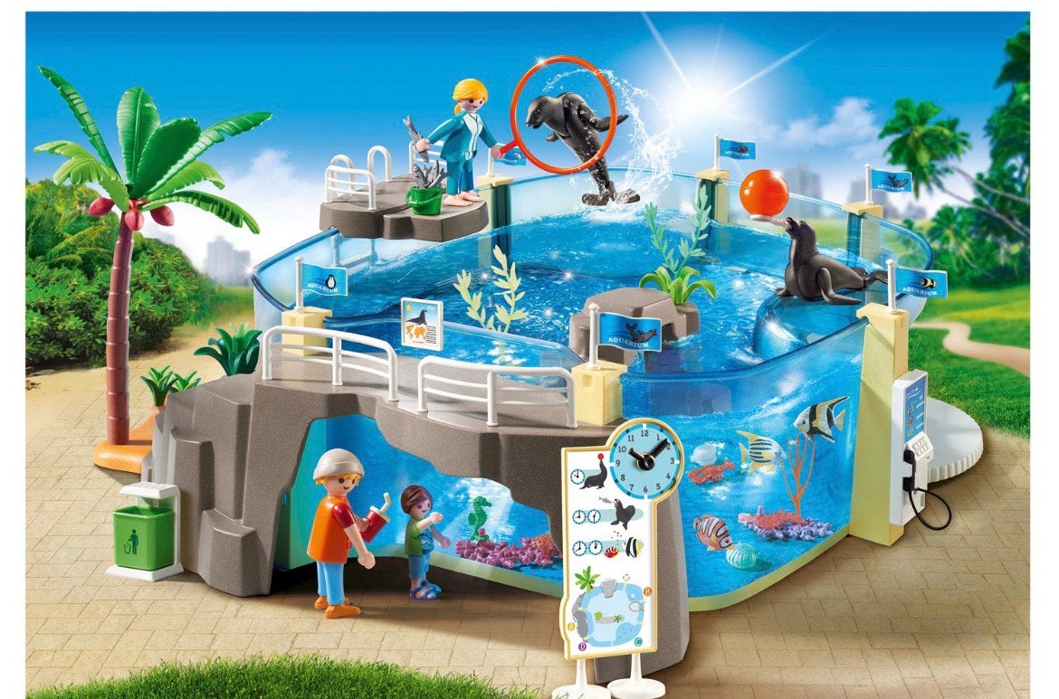 Playmobil Aquarium/dolfinarium, Enfants & Bébés, Enlèvement, Comme neuf