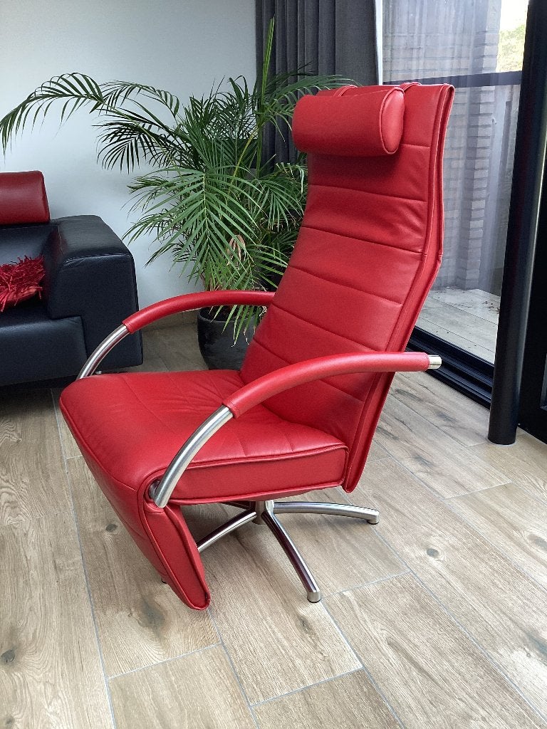 Jori relax+kussen Mensana Medi mono-move TOPSTAAT, Huis en Inrichting, Ophalen, Zo goed als nieuw, Leer, Durlet hukla leolux himolla stressless