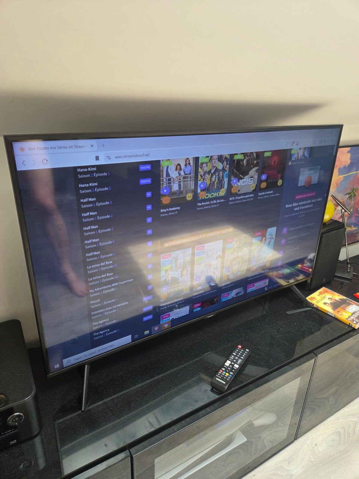 Samsung smart tv Uhd Qled 109cm neuve, QLED, Samsung, Smart TV