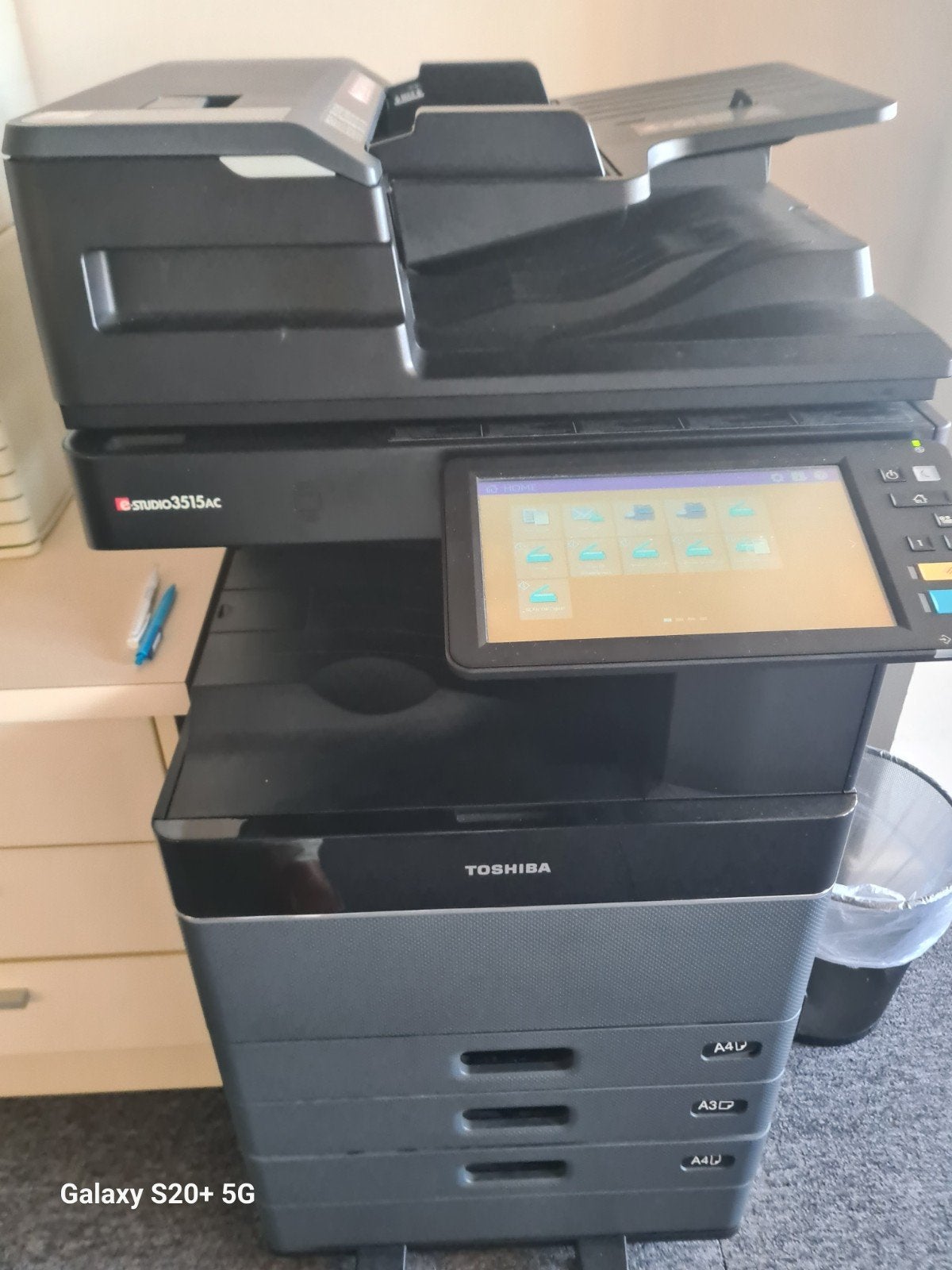 Toshiba e-STUDIO3515AC, Computers en Software, Printers, Ophalen, Toshiba, Printer, Zo goed als nieuw