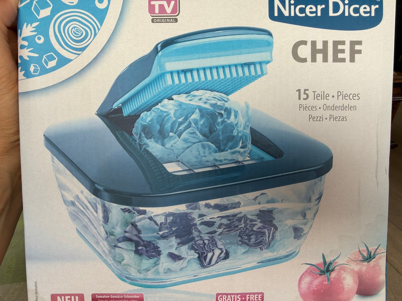 Nicer Dicer Chef - NOUVEAU, Autres types, Enlèvement ou Envoi, Neuf, Verre