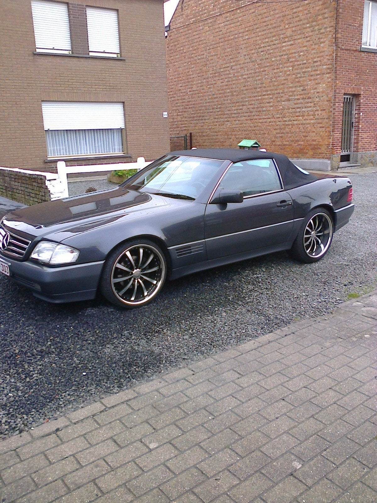 te koop mercedes R129, Autos, Cuir, Achat, Cabriolet, Noir