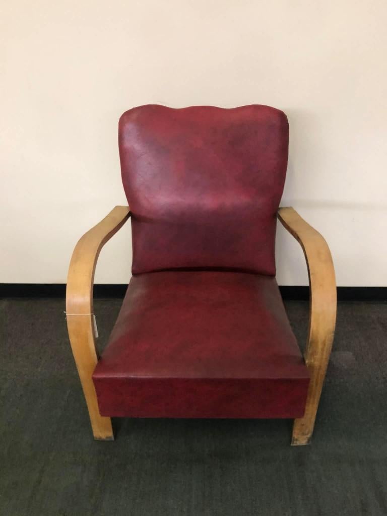 Zetel Vintage, Huis en Inrichting, Zetels | Zetels, Ophalen, Gebruikt, Leer