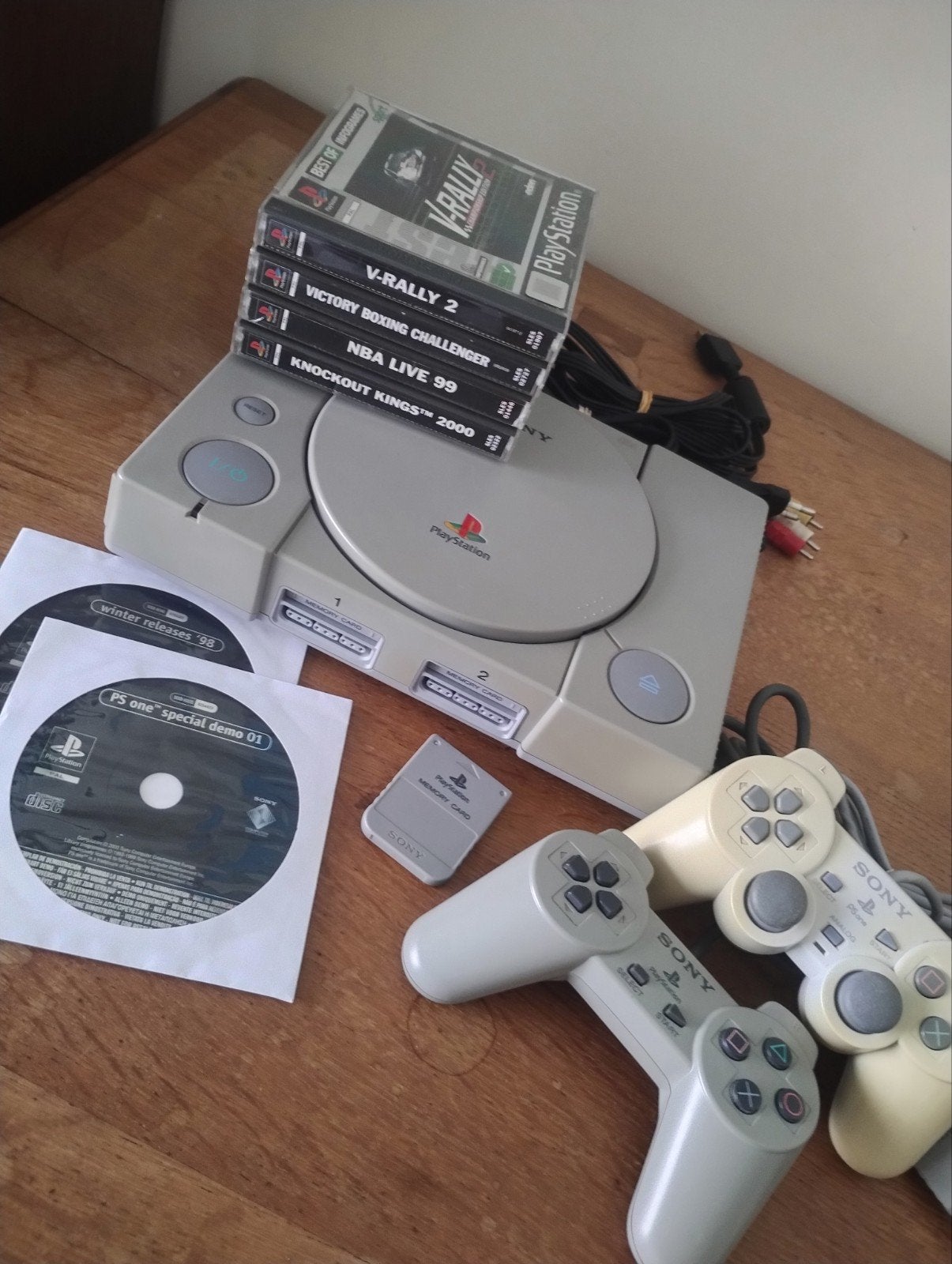 Sony Playstation 1 Console, Games, Controllers & Memory Card, Games en Spelcomputers, Spelcomputers | Sony PlayStation 1, Ophalen of Verzenden