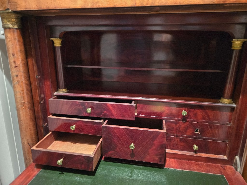 hoge kast/ secretaire, Huis en Inrichting, Ophalen, Gebruikt