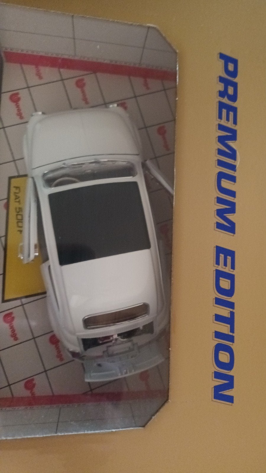 Fiat 500F premium edition burago, Ophalen of Verzenden, Zo goed als nieuw, Auto, Burago