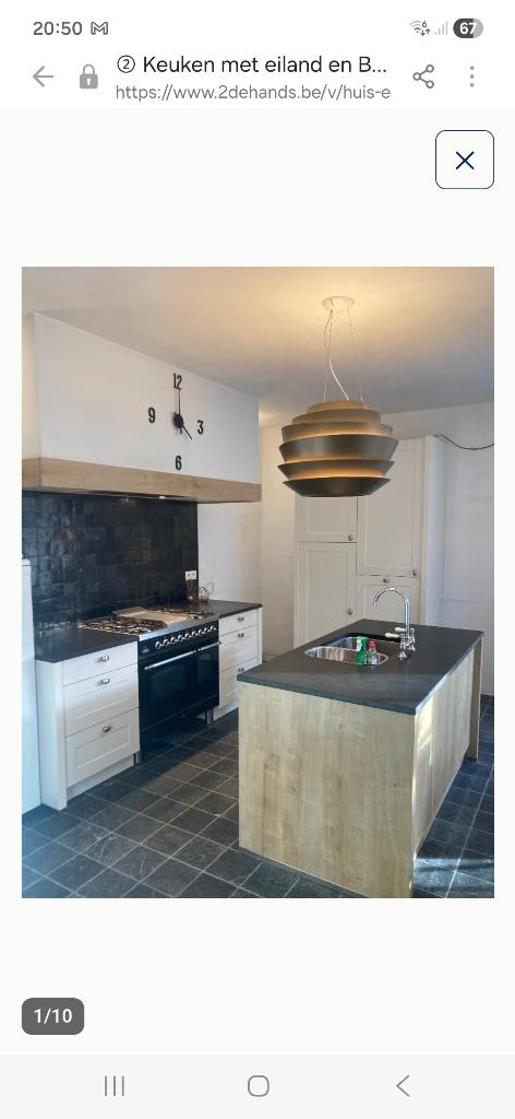 Landelijke keuken, Huis en Inrichting, Keuken | Complete keukens, Ophalen, Overige typen, Graniet of Steen, Zo goed als nieuw