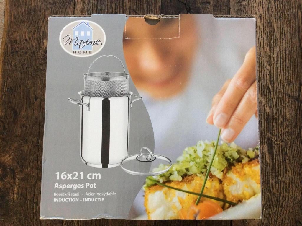 Asperge kookpot splinternieuw, Huis en Inrichting, Ophalen of Verzenden, Nieuw