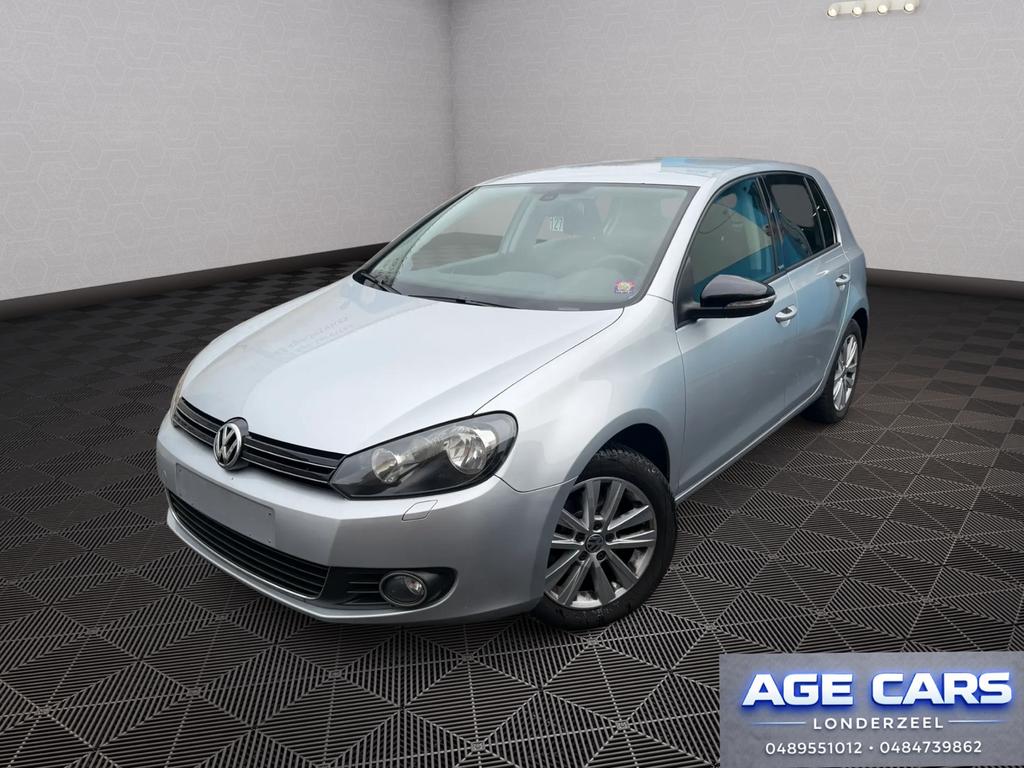 Volkswagen golf 6, 1.2 TSI STYLE benzine, Auto's, Euro 5, Zwart, 4 cilinders, Bedrijf