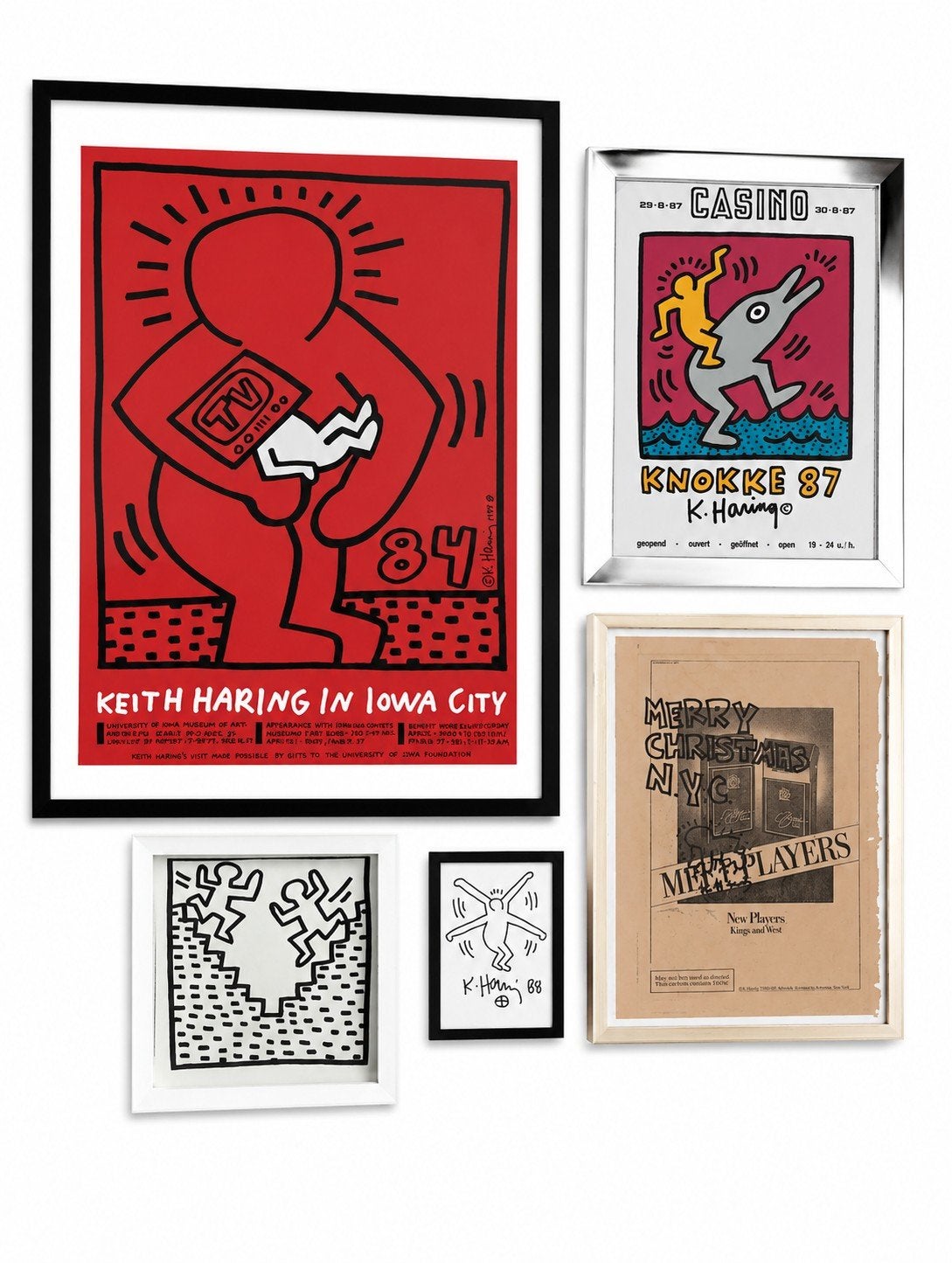 Verzameling Keith Haring, Antiek en Kunst, Kunst | Litho's en Zeefdrukken, Ophalen of Verzenden, Lithografie
