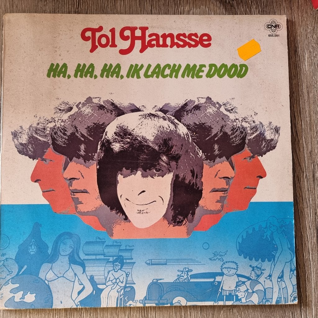 LP Tol Hansse – Ha, Ha, Ha, Ik Lach Me Dood, Cd's en Dvd's, Vinyl | Nederlandstalig, LP, Gebruikt, Cabaret of Kleinkunst, Ophalen of Verzenden