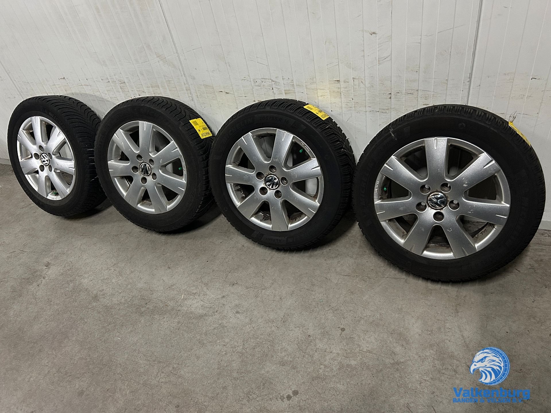 6mm! Originele VAG VW Golf Caddy Audi A3 Leon 16 inch velgen, Gebruikt, -, Banden en Velgen, -