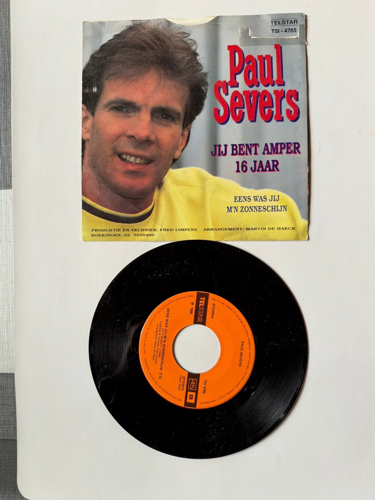 Paul Severs : tu as à peine 16 ans (belpop ; 1990), Envoi, Comme neuf