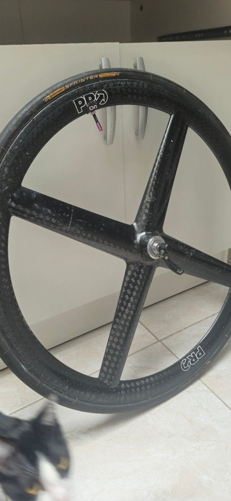 roue avant PRO 4-Rays, Enlèvement ou Envoi, Roue, Carbone