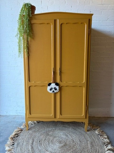 Vintage antiek meidenkast,kledingkast restyled, Huis en Inrichting, Kasten | Kleerkasten, Met deur(en), 100 tot 150 cm, Zo goed als nieuw