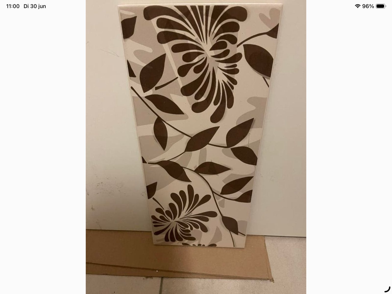 13 Polis Ceramiche Vertigo Fascia Fast Old Lace Decortegels, Ophalen of Verzenden, Zo goed als nieuw